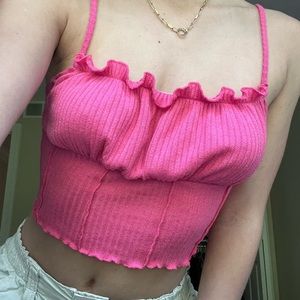 Pink tank top